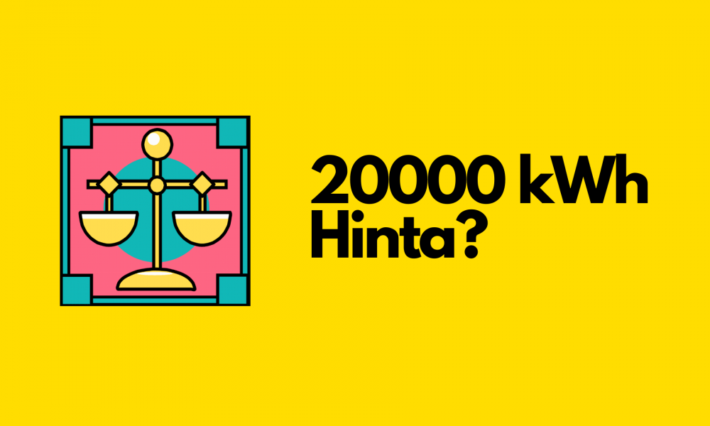 20000 kwh sähkön hinta