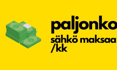 Paljonko sähkö maksaa kuukaudessa?